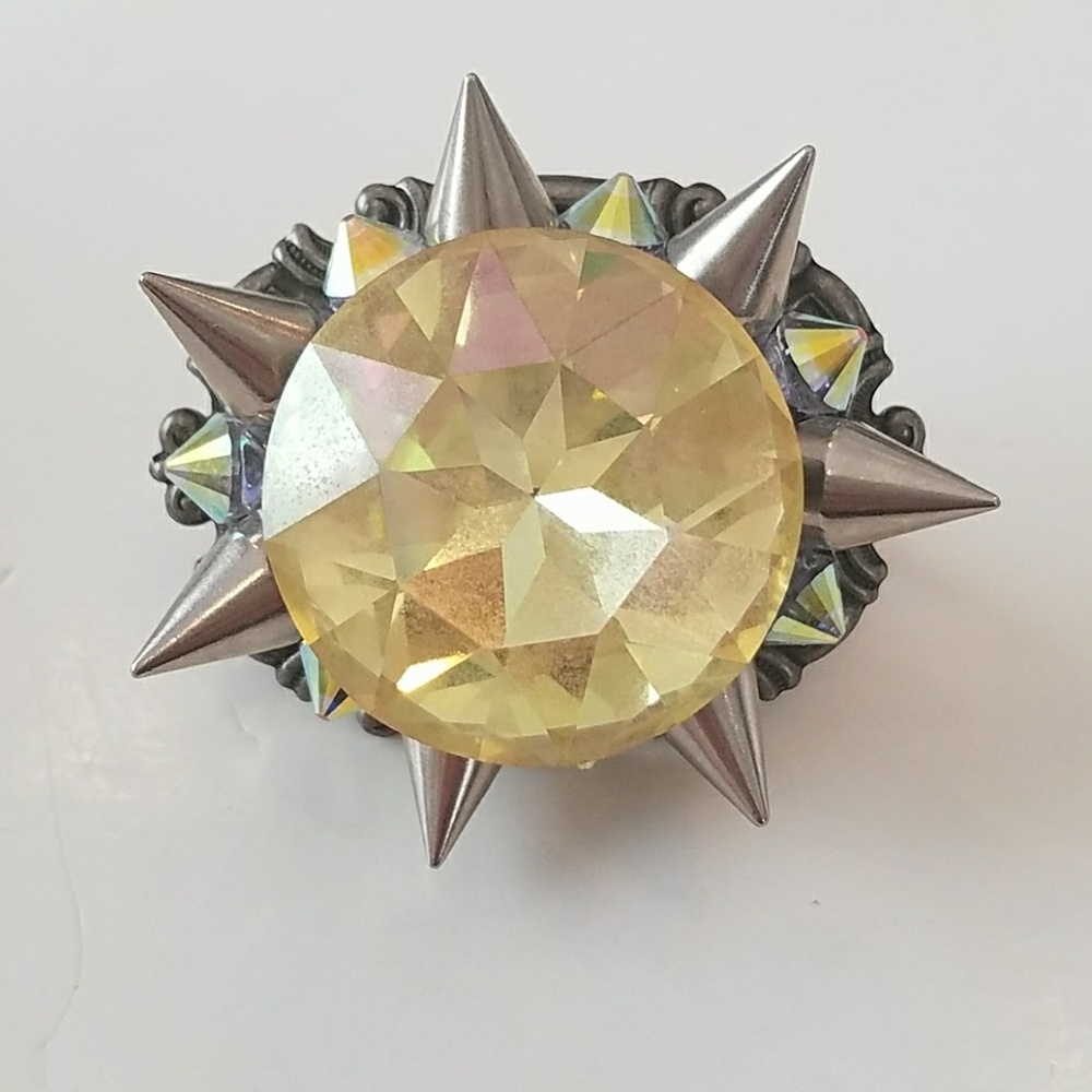 GASOLINE GLAMOUR DELUXE RING LEMON round - Picture 3 of 6